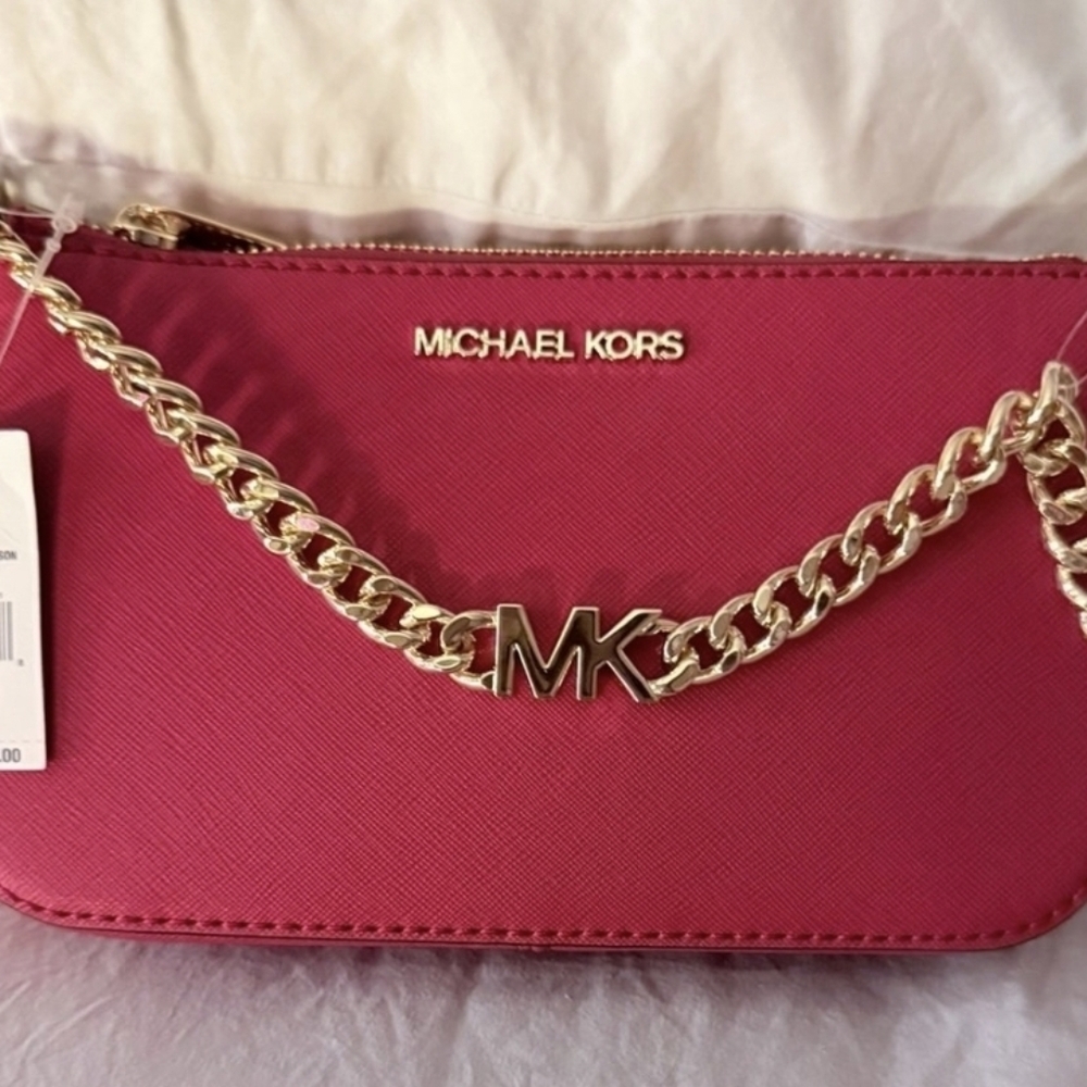 Michael Kors Red Handbag.